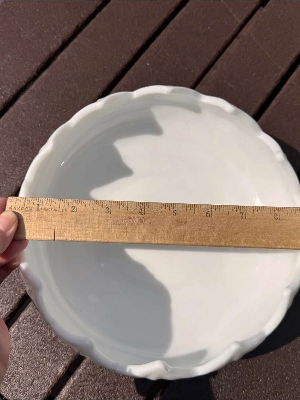 Westmoreland Milk Glass Lotus Bowl